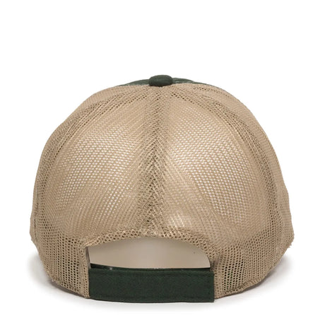 Outdoor Cap FWT-130 Garment Washed Unstructured Trucker Hat Unisex Accessories Hats & Caps