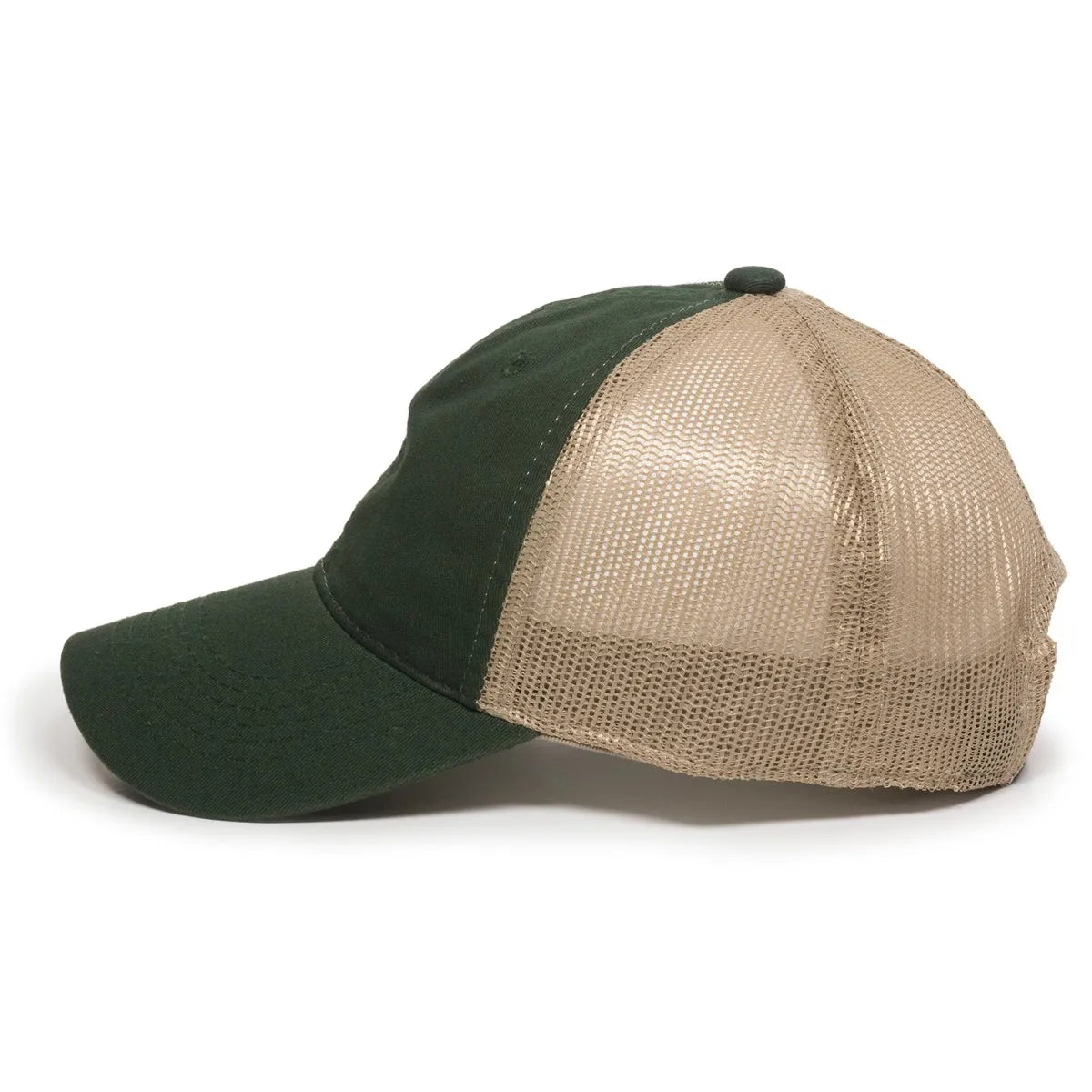 Outdoor Cap FWT-130 Garment Washed Unstructured Trucker Hat Unisex Accessories Hats & Caps