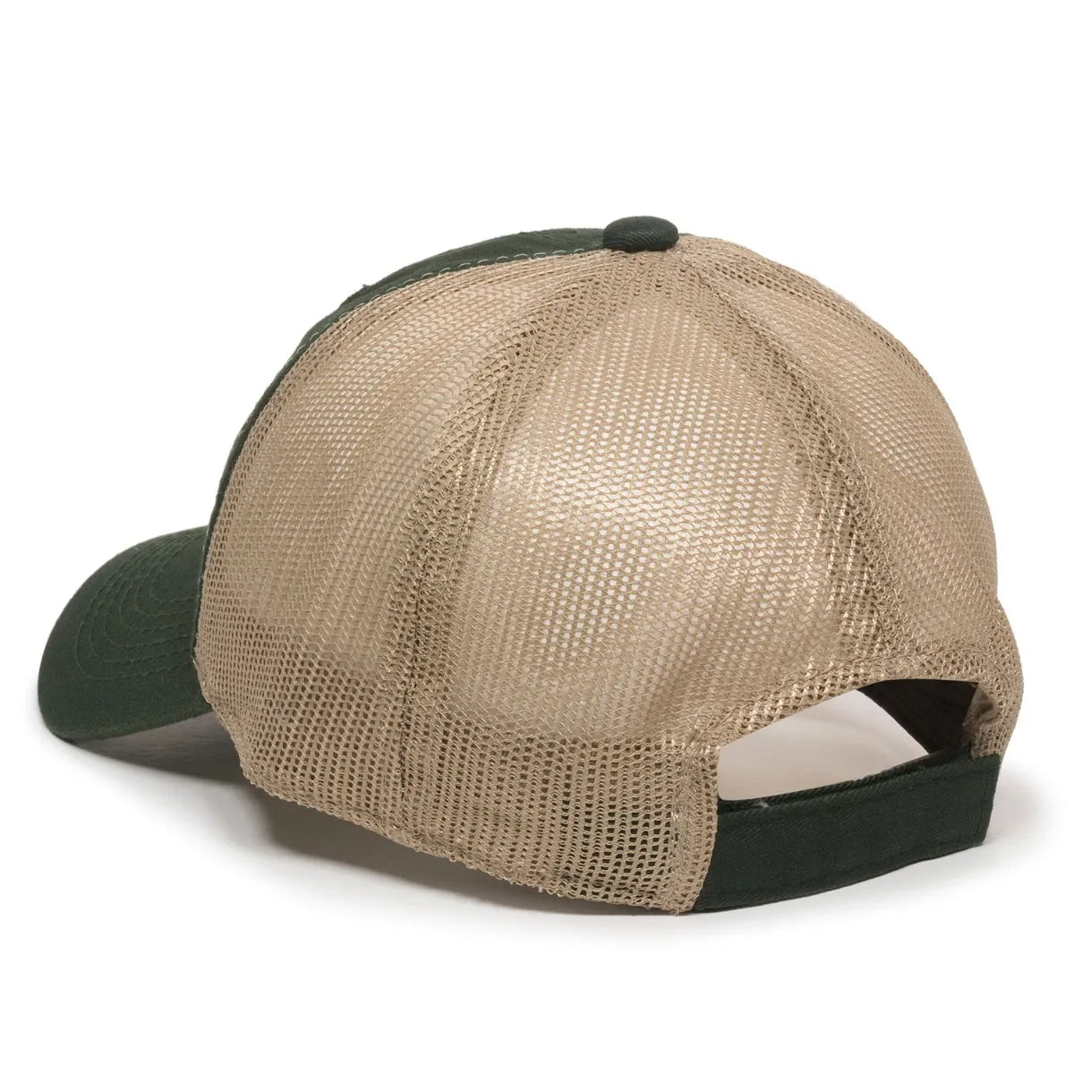 Outdoor Cap FWT-130 Garment Washed Unstructured Trucker Hat Unisex Accessories Hats & Caps