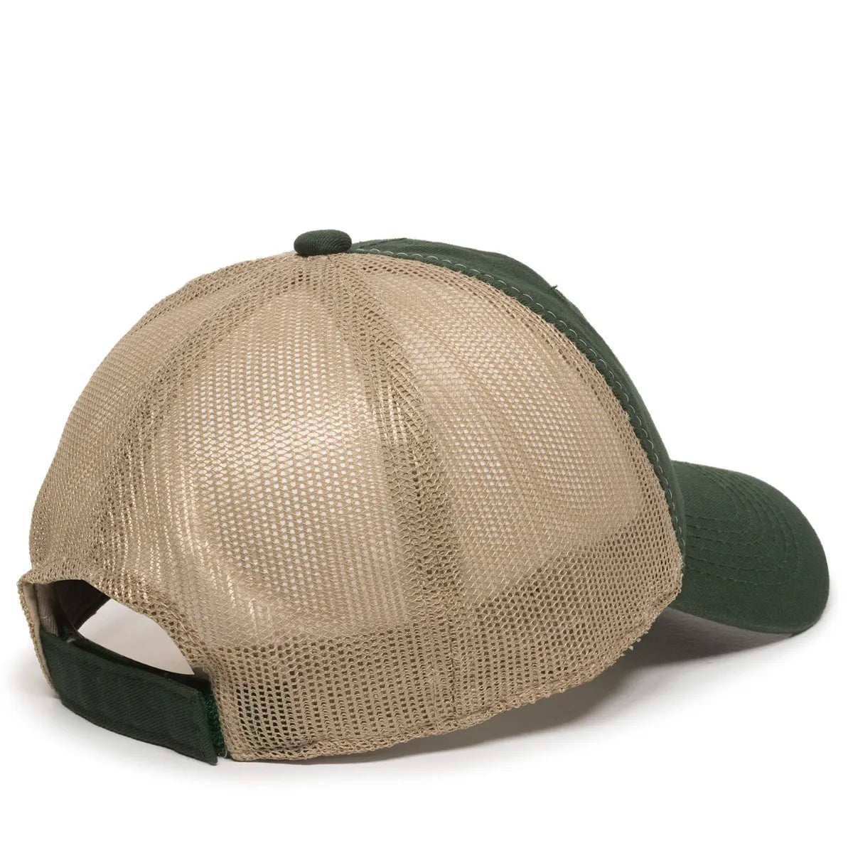 Outdoor Cap FWT-130 Garment Washed Unstructured Trucker Hat Unisex Accessories Hats & Caps