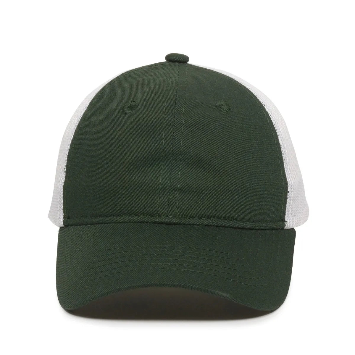 Outdoor Cap FWT-130 Garment Washed Unstructured Trucker Hat Unisex Accessories Hats & Caps