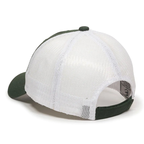 Outdoor Cap FWT-130 Garment Washed Unstructured Trucker Hat Unisex Accessories Hats & Caps