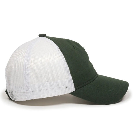 Outdoor Cap FWT-130 Garment Washed Unstructured Trucker Hat Unisex Accessories Hats & Caps