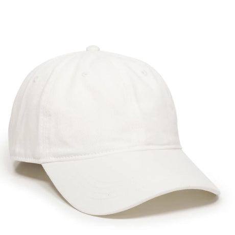 Outdoor Cap GWT-111 Garment Washed Dad-Cap Unstructured Solid Back Hat Unisex Accessories Hats & Caps