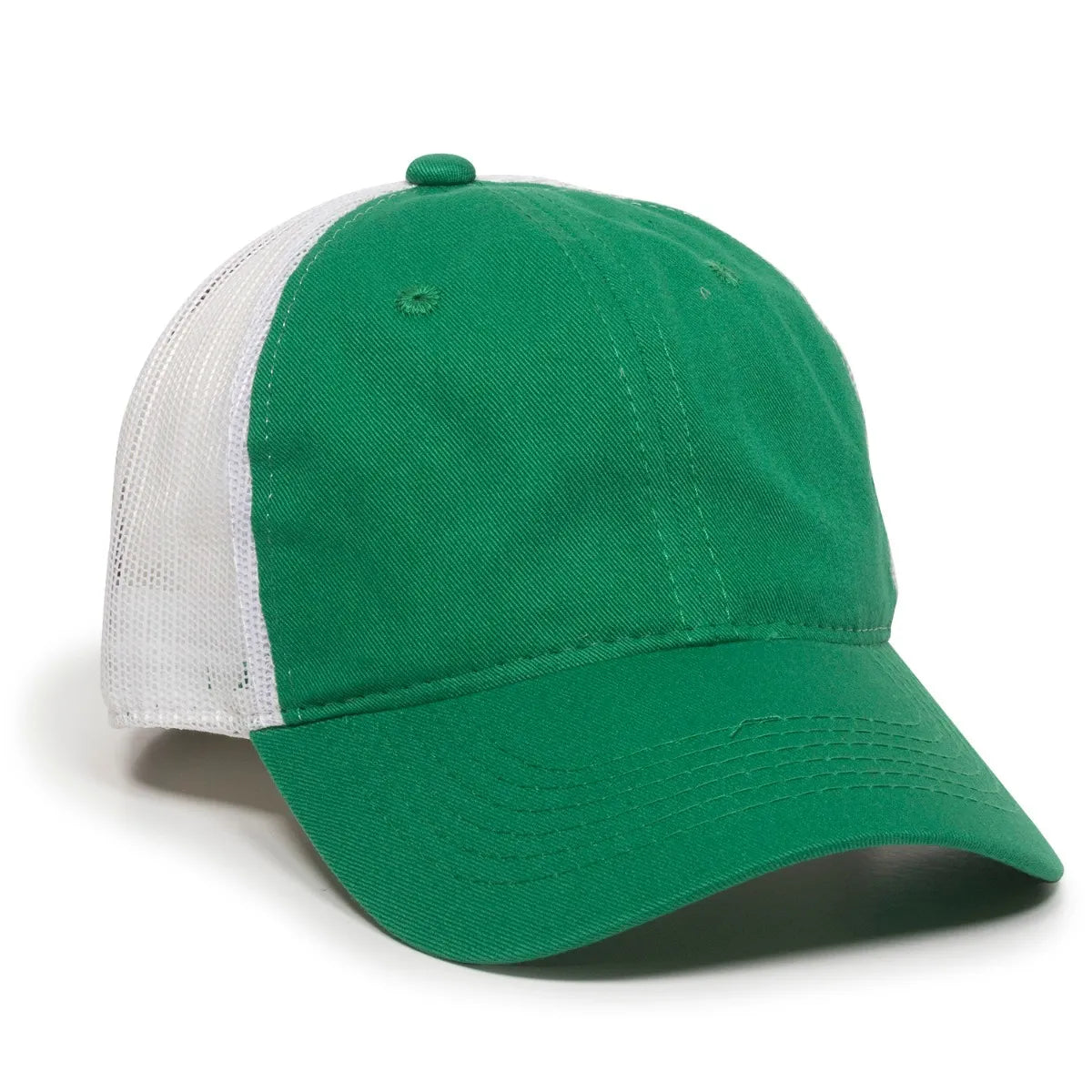 Outdoor Cap FWT-130 Garment Washed Unstructured Trucker Hat Unisex Accessories Hats & Caps