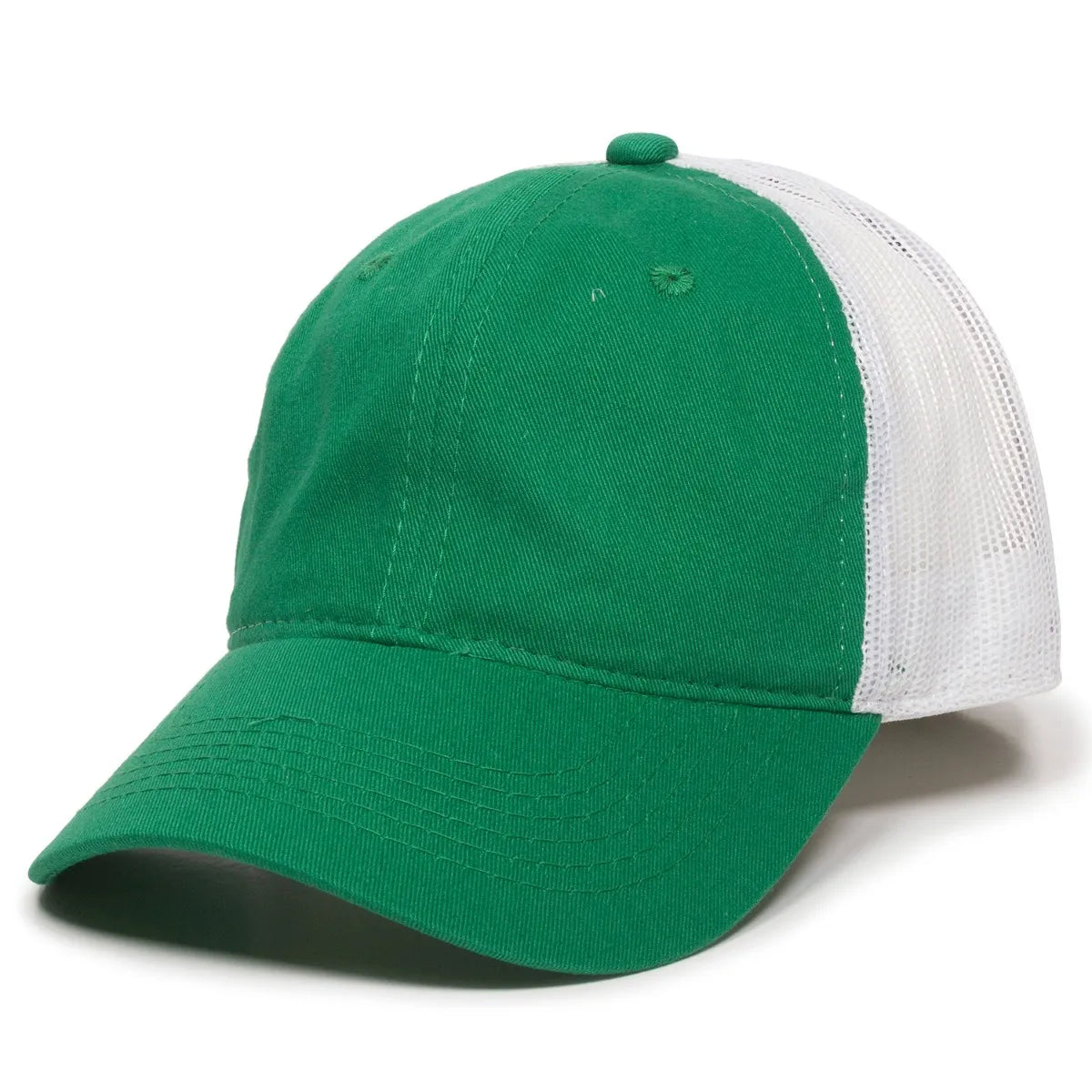 Outdoor Cap FWT-130 Garment Washed Unstructured Trucker Hat Unisex Accessories Hats & Caps