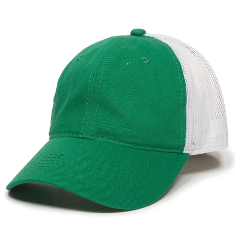 Outdoor Cap FWT-130 Garment Washed Unstructured Trucker Hat Unisex Accessories Hats & Caps