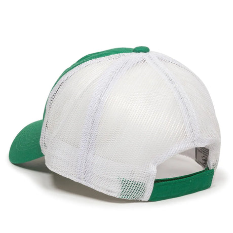 Outdoor Cap FWT-130 Garment Washed Unstructured Trucker Hat Unisex Accessories Hats & Caps