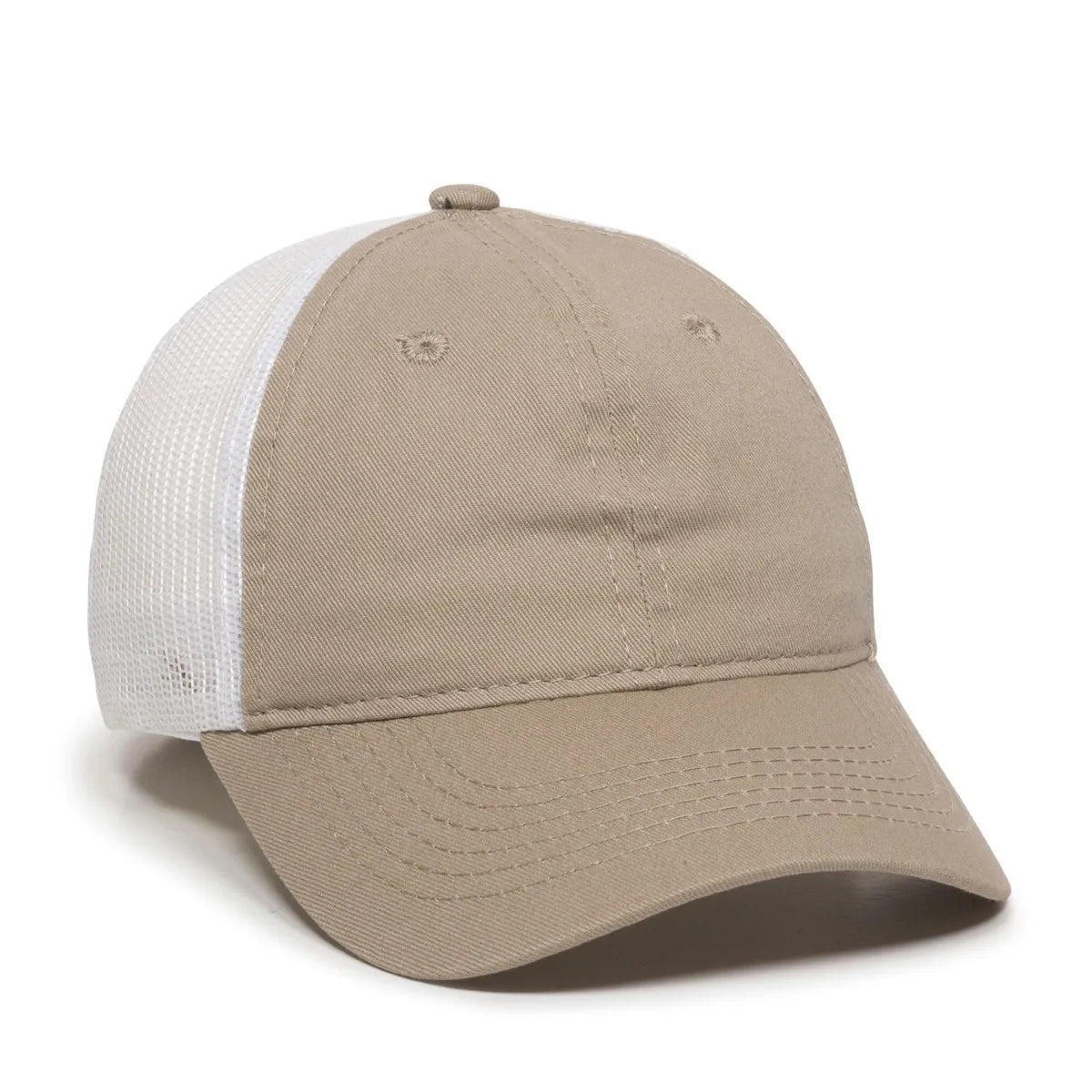 Outdoor Cap FWT-130 Garment Washed Unstructured Trucker Hat-1