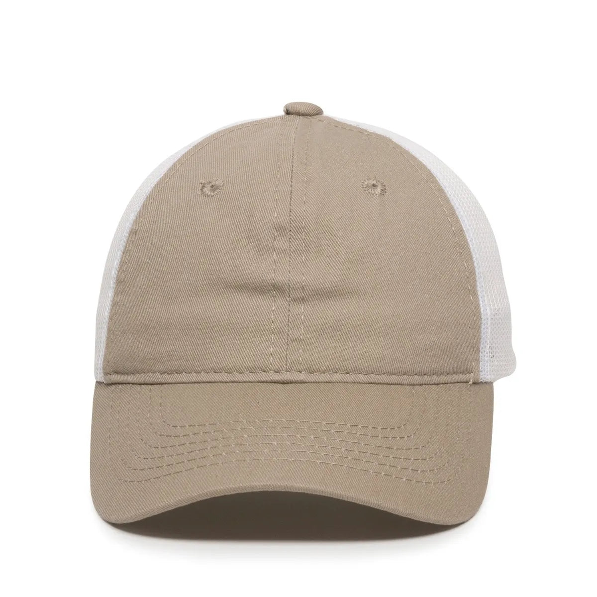 Outdoor Cap FWT-130 Garment Washed Unstructured Trucker Hat Unisex Accessories Hats & Caps