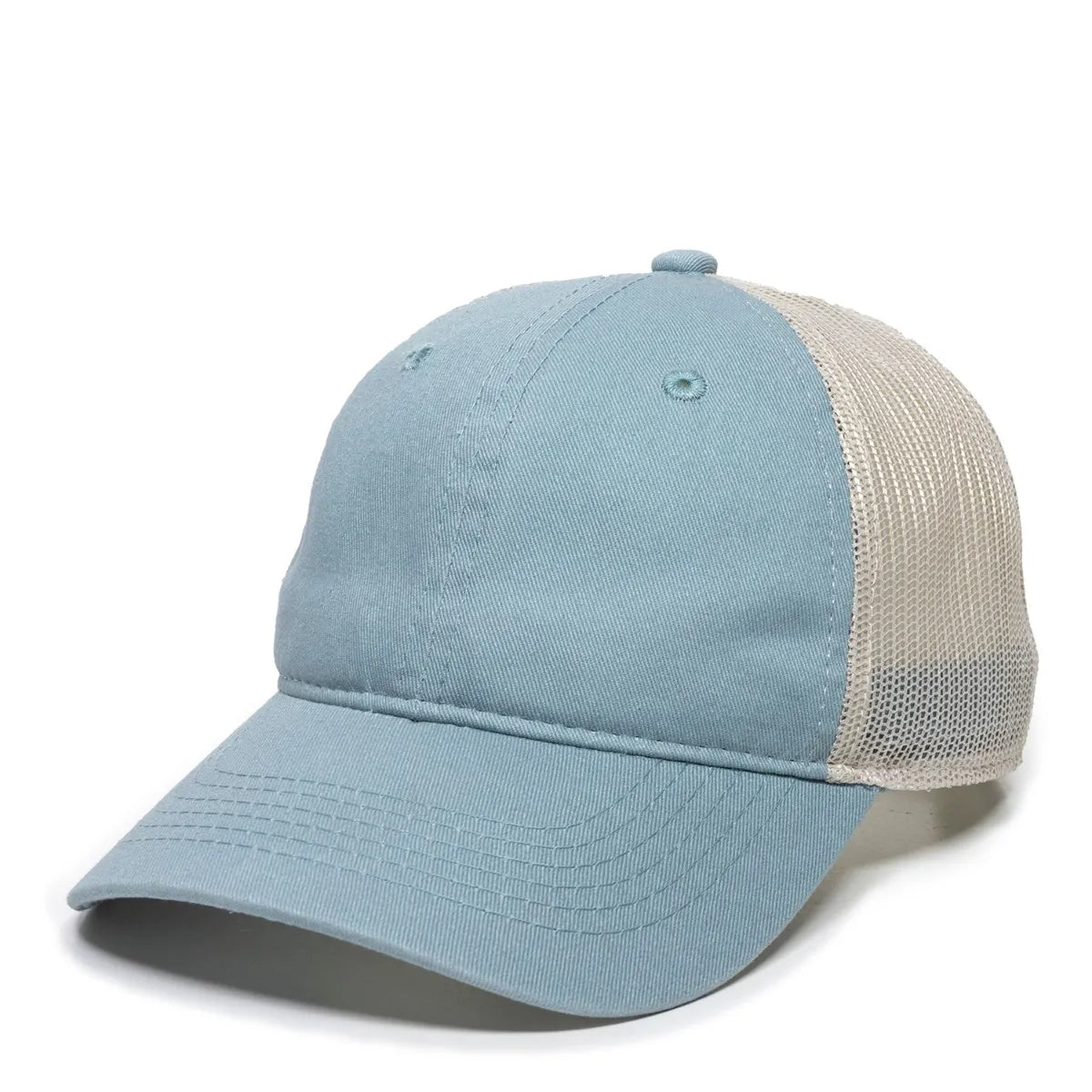 Outdoor Cap FWT-130 Garment Washed Unstructured Trucker Hat Unisex Accessories Hats & Caps