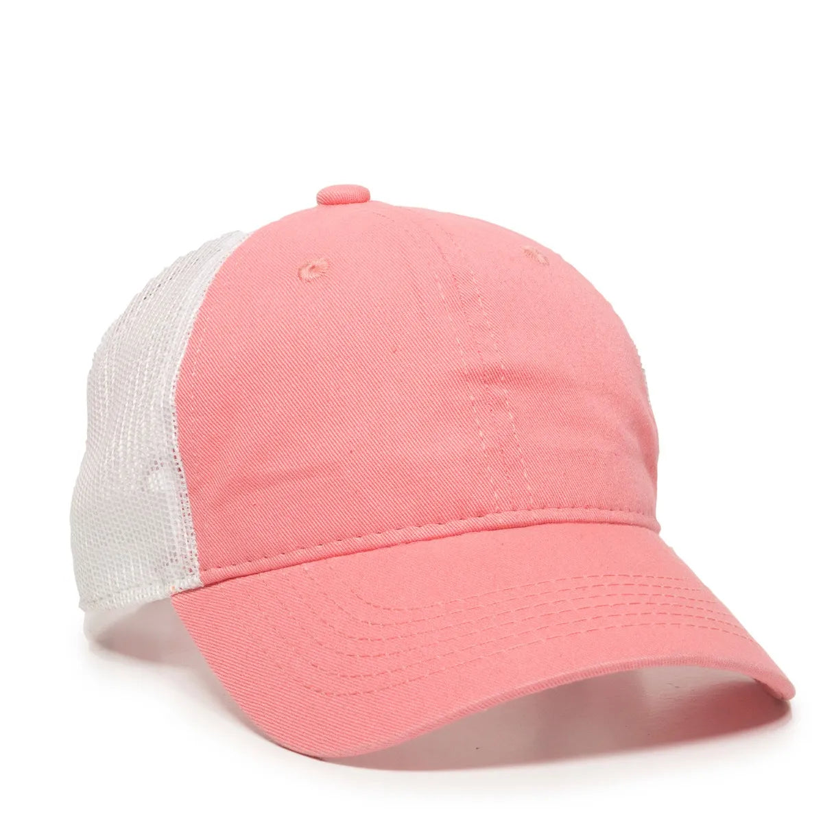 Outdoor Cap FWT-130 Garment Washed Unstructured Trucker Hat Unisex Accessories Hats & Caps