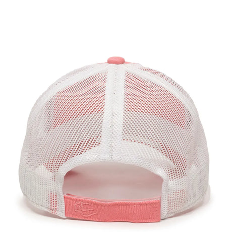 Outdoor Cap FWT-130 Garment Washed Unstructured Trucker Hat Unisex Accessories Hats & Caps