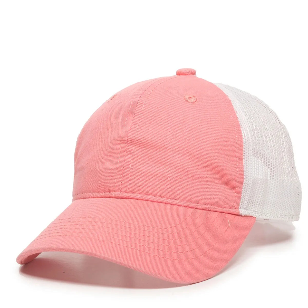 Outdoor Cap FWT-130 Garment Washed Unstructured Trucker Hat Unisex Accessories Hats & Caps