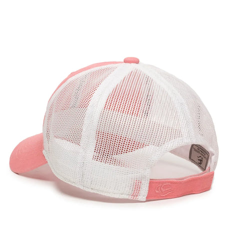 Outdoor Cap FWT-130 Garment Washed Unstructured Trucker Hat Unisex Accessories Hats & Caps