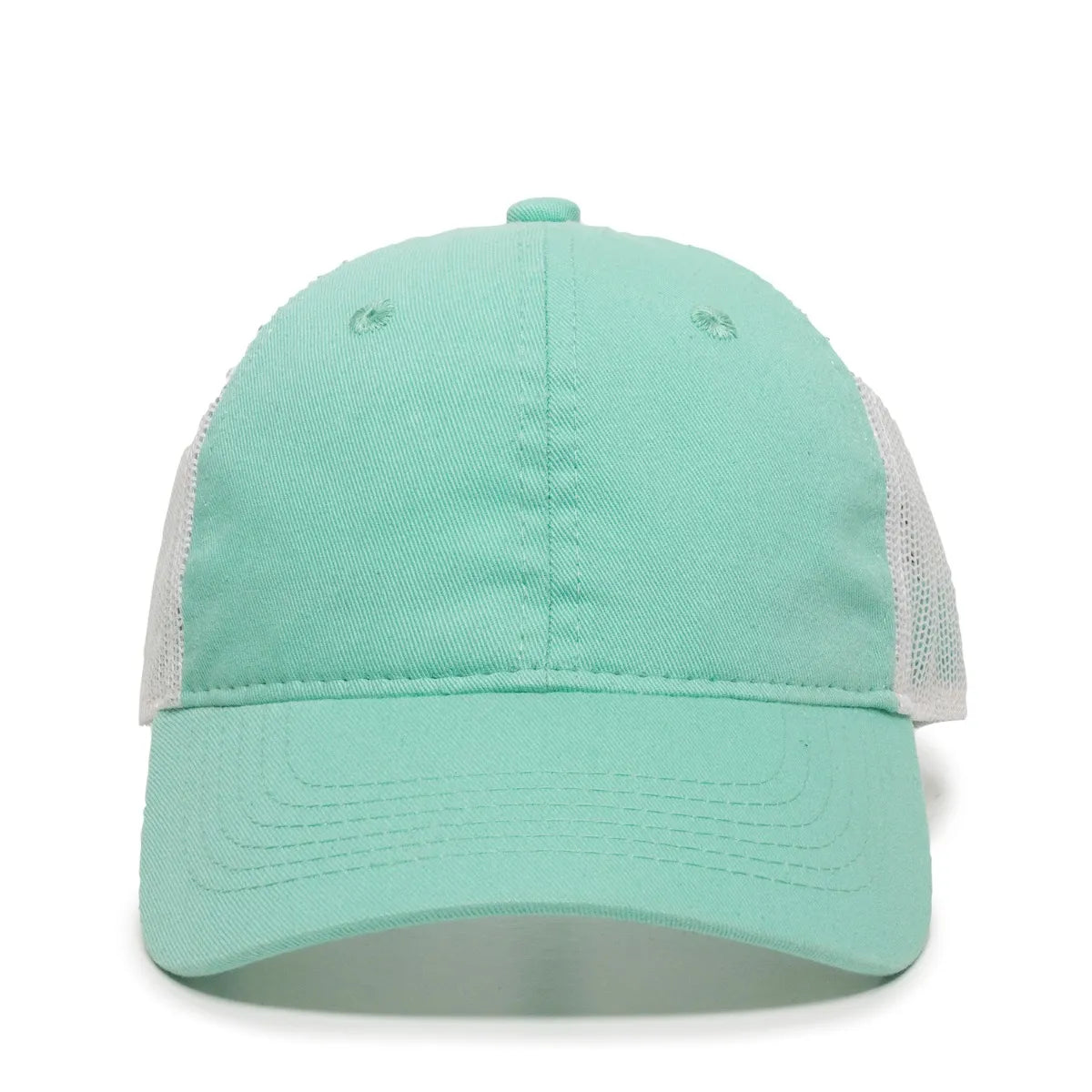 Outdoor Cap FWT-130 Garment Washed Unstructured Trucker Hat Unisex Accessories Hats & Caps