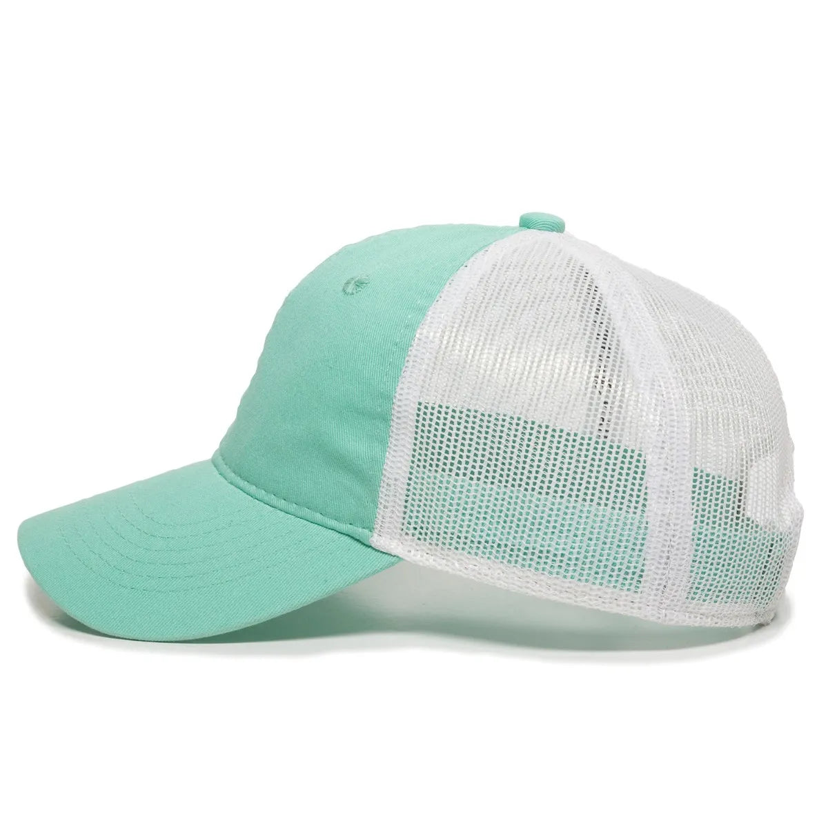 Outdoor Cap FWT-130 Garment Washed Unstructured Trucker Hat Unisex Accessories Hats & Caps