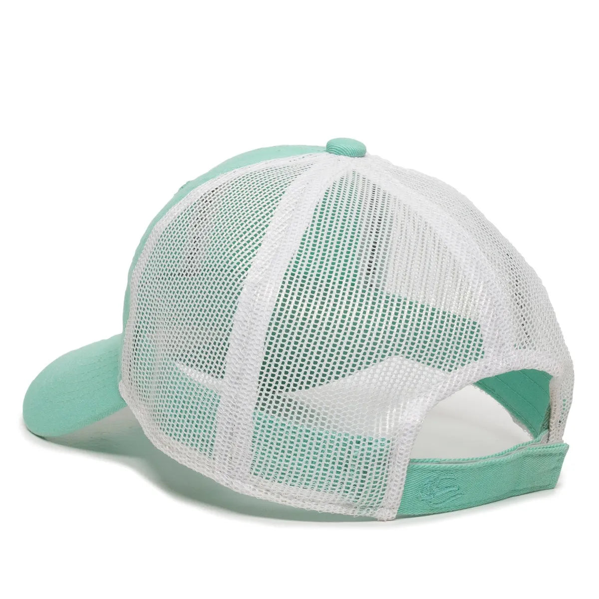 Outdoor Cap FWT-130 Garment Washed Unstructured Trucker Hat Unisex Accessories Hats & Caps