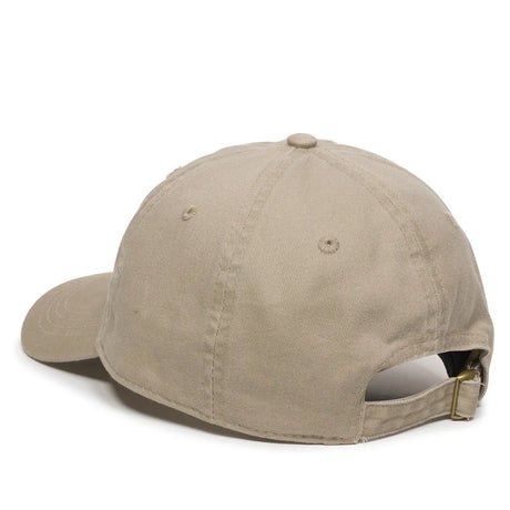 Outdoor Cap GWT-111 Garment Washed Dad-Cap Unstructured Solid Back Hat Unisex Accessories Hats & Caps