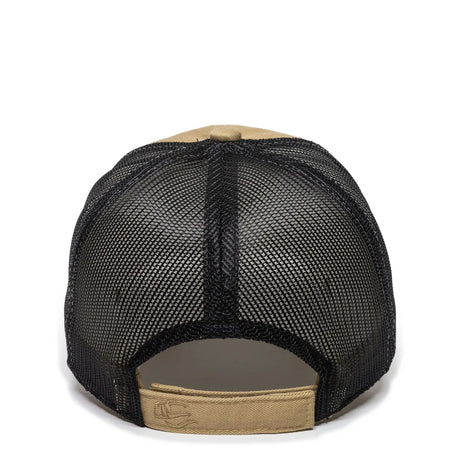 Outdoor Cap FWT-130 Garment Washed Unstructured Trucker Hat Unisex Accessories Hats & Caps