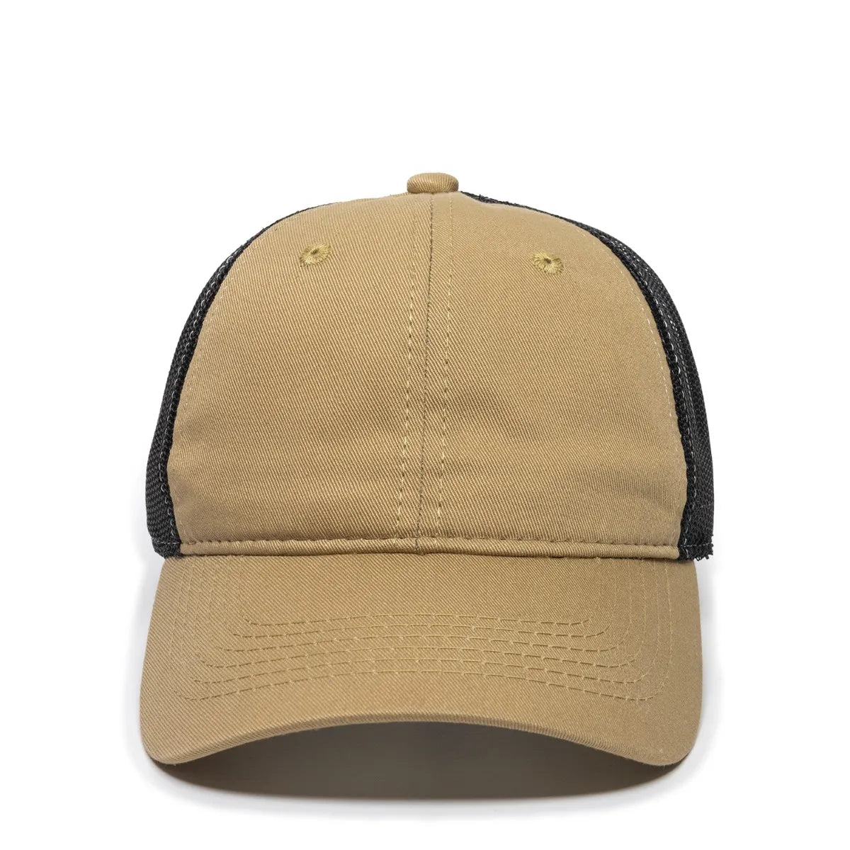 Outdoor Cap FWT-130 Garment Washed Unstructured Trucker Hat Unisex Accessories Hats & Caps