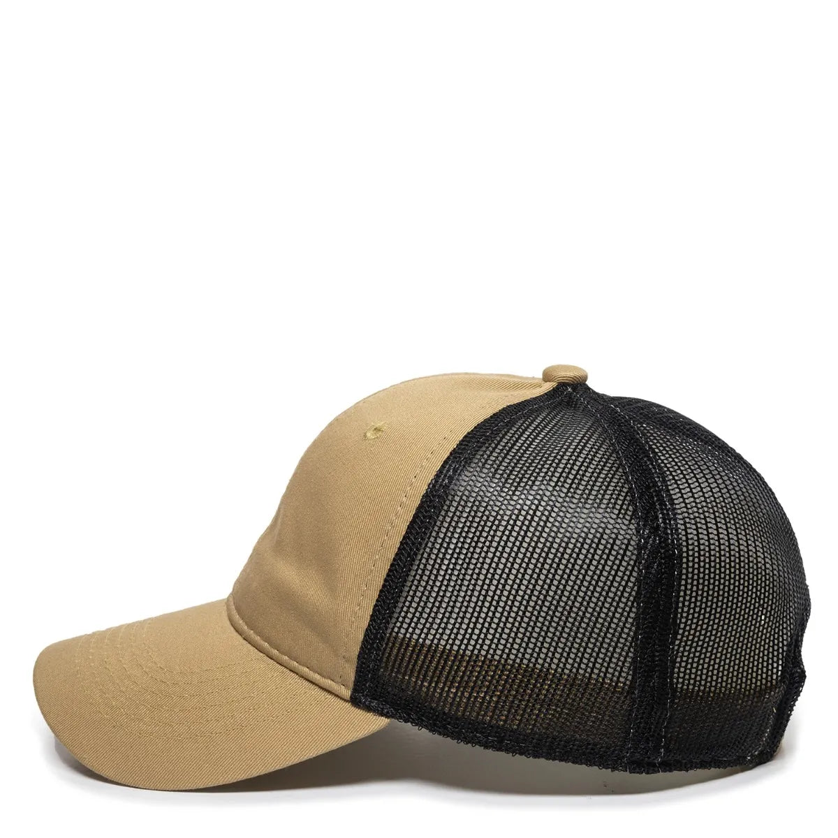 Outdoor Cap FWT-130 Garment Washed Unstructured Trucker Hat Unisex Accessories Hats & Caps