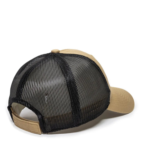 Outdoor Cap FWT-130 Garment Washed Unstructured Trucker Hat Unisex Accessories Hats & Caps