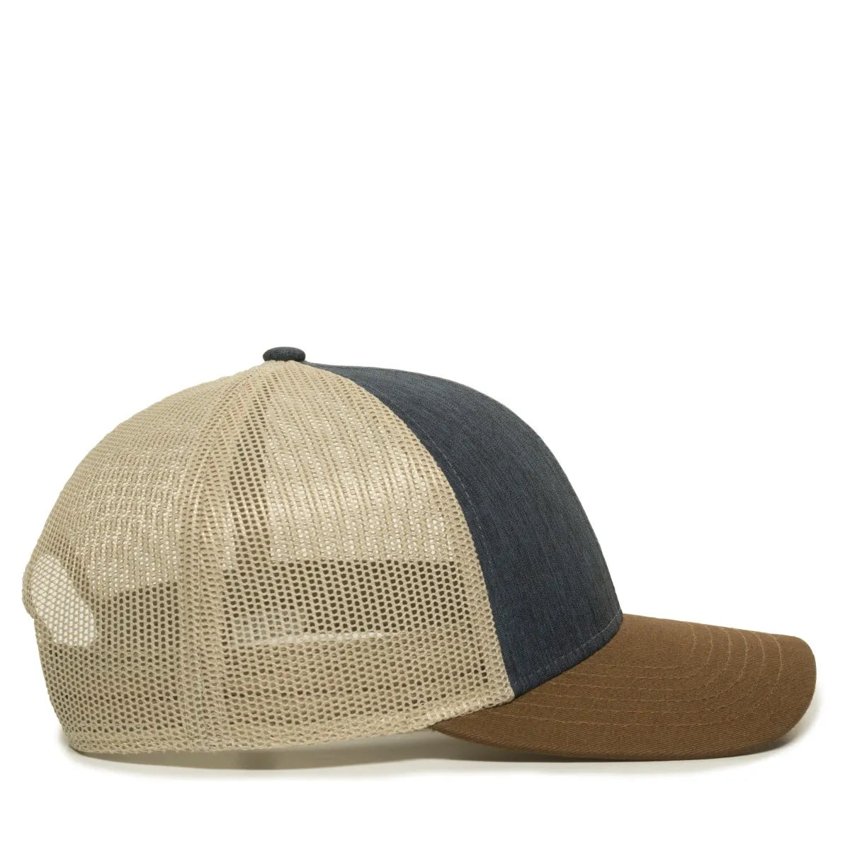 Outdoor Cap OC770 Cotton Structured Trucker Hat Unisex Accessories Hats & Caps