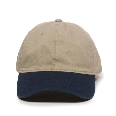 Outdoor Cap GWT-111 Garment Washed Dad-Cap Unstructured Solid Back Hat Unisex Accessories Hats & Caps