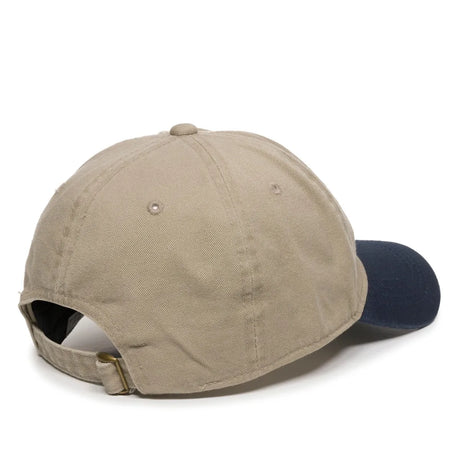 Outdoor Cap GWT-111 Garment Washed Dad-Cap Unstructured Solid Back Hat Unisex Accessories Hats & Caps