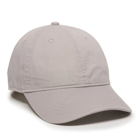 Outdoor Cap GWT-111 Garment Washed Dad-Cap Unstructured Solid Back Hat Unisex Accessories Hats & Caps