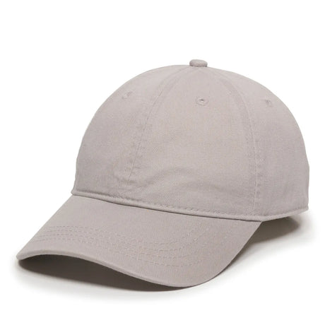 Outdoor Cap GWT-111 Garment Washed Dad-Cap Unstructured Solid Back Hat Unisex Accessories Hats & Caps