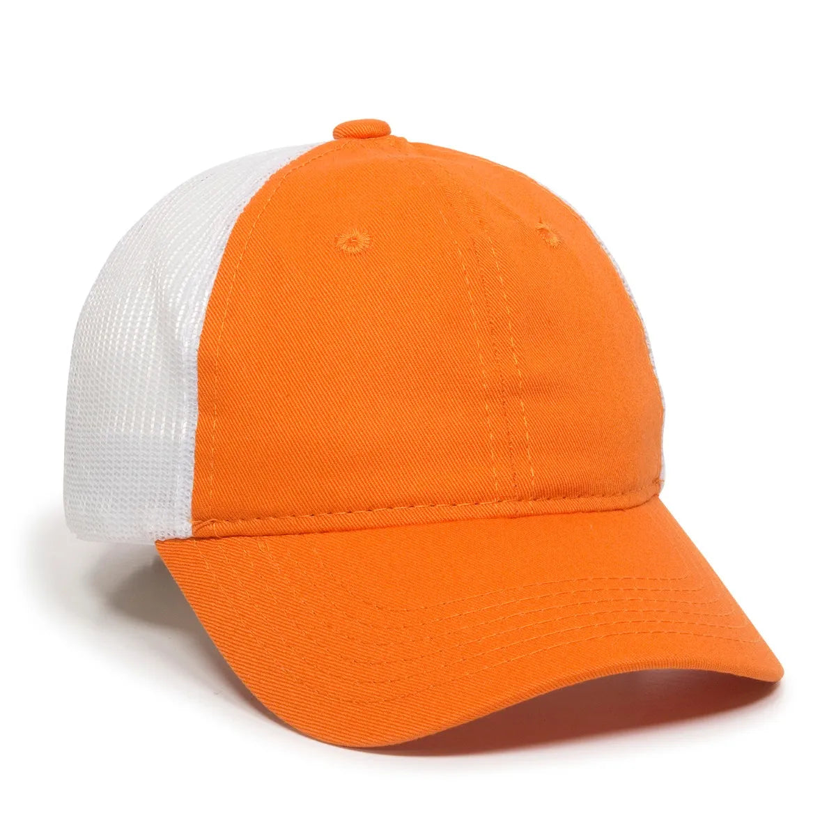 Outdoor Cap FWT-130 Garment Washed Unstructured Trucker Hat Unisex Accessories Hats & Caps