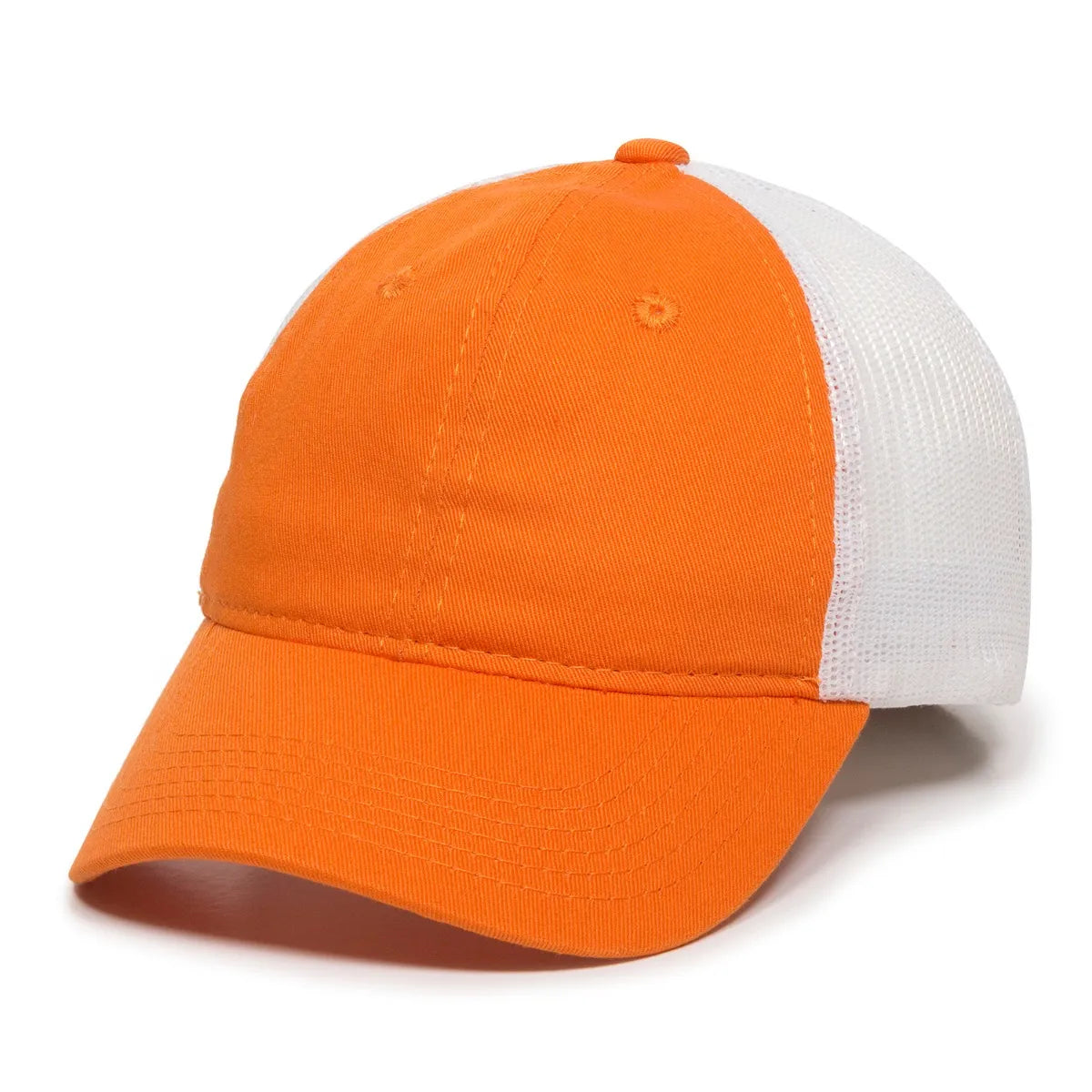 Outdoor Cap FWT-130 Garment Washed Unstructured Trucker Hat Unisex Accessories Hats & Caps