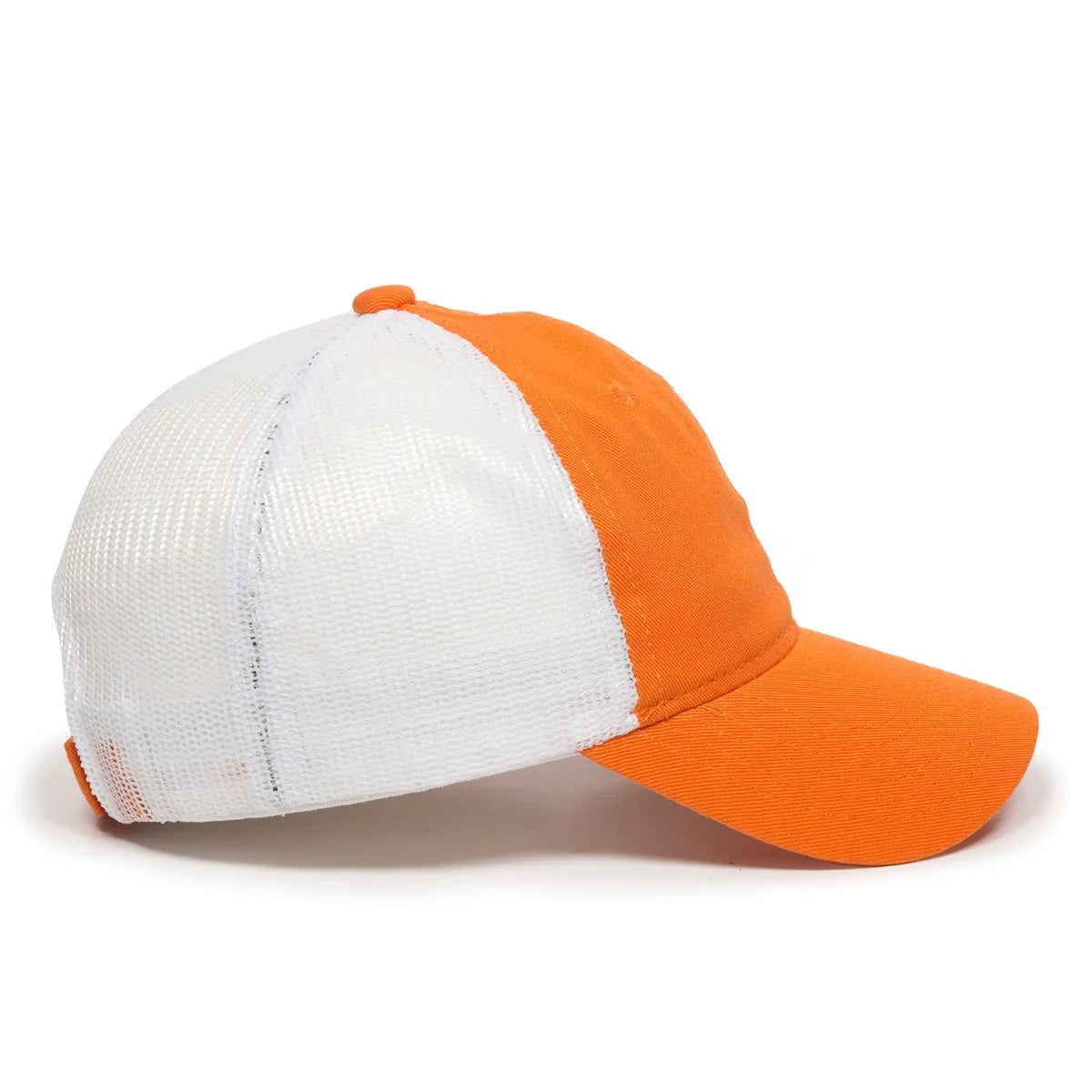 Outdoor Cap FWT-130 Garment Washed Unstructured Trucker Hat Unisex Accessories Hats & Caps