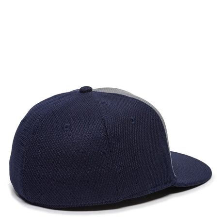 Outdoor Cap CAGE25 Flat Bill Cage Mesh Structured Solid Back Hat Unisex Accessories Hats & Caps