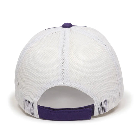 Outdoor Cap FWT-130 Garment Washed Unstructured Trucker Hat Unisex Accessories Hats & Caps