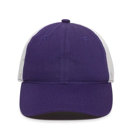 Outdoor Cap FWT-130 Garment Washed Unstructured Trucker Hat Unisex Accessories Hats & Caps