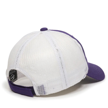 Outdoor Cap FWT-130 Garment Washed Unstructured Trucker Hat Unisex Accessories Hats & Caps