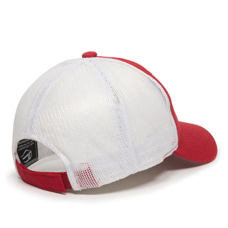 Outdoor Cap FWT-130 Garment Washed Unstructured Trucker Hat Unisex Accessories Hats & Caps