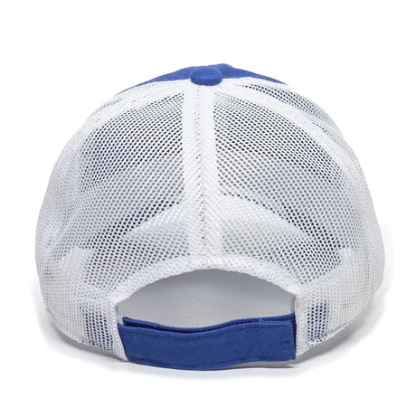 Outdoor Cap FWT-130 Garment Washed Unstructured Trucker Hat Unisex Accessories Hats & Caps