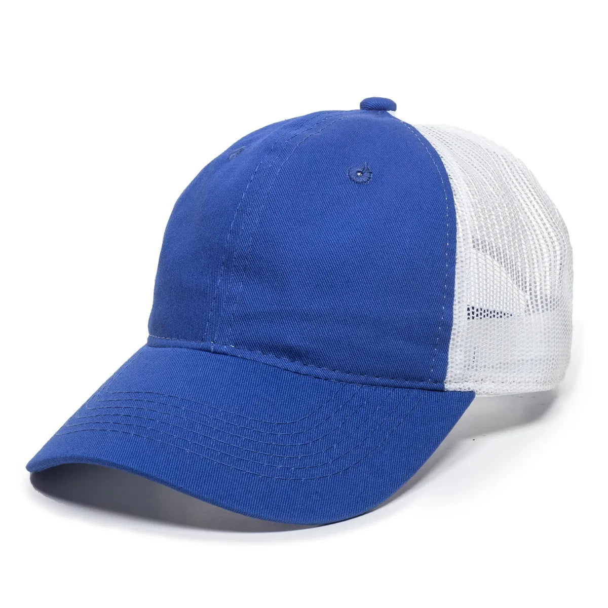Outdoor Cap FWT-130 Garment Washed Unstructured Trucker Hat-4