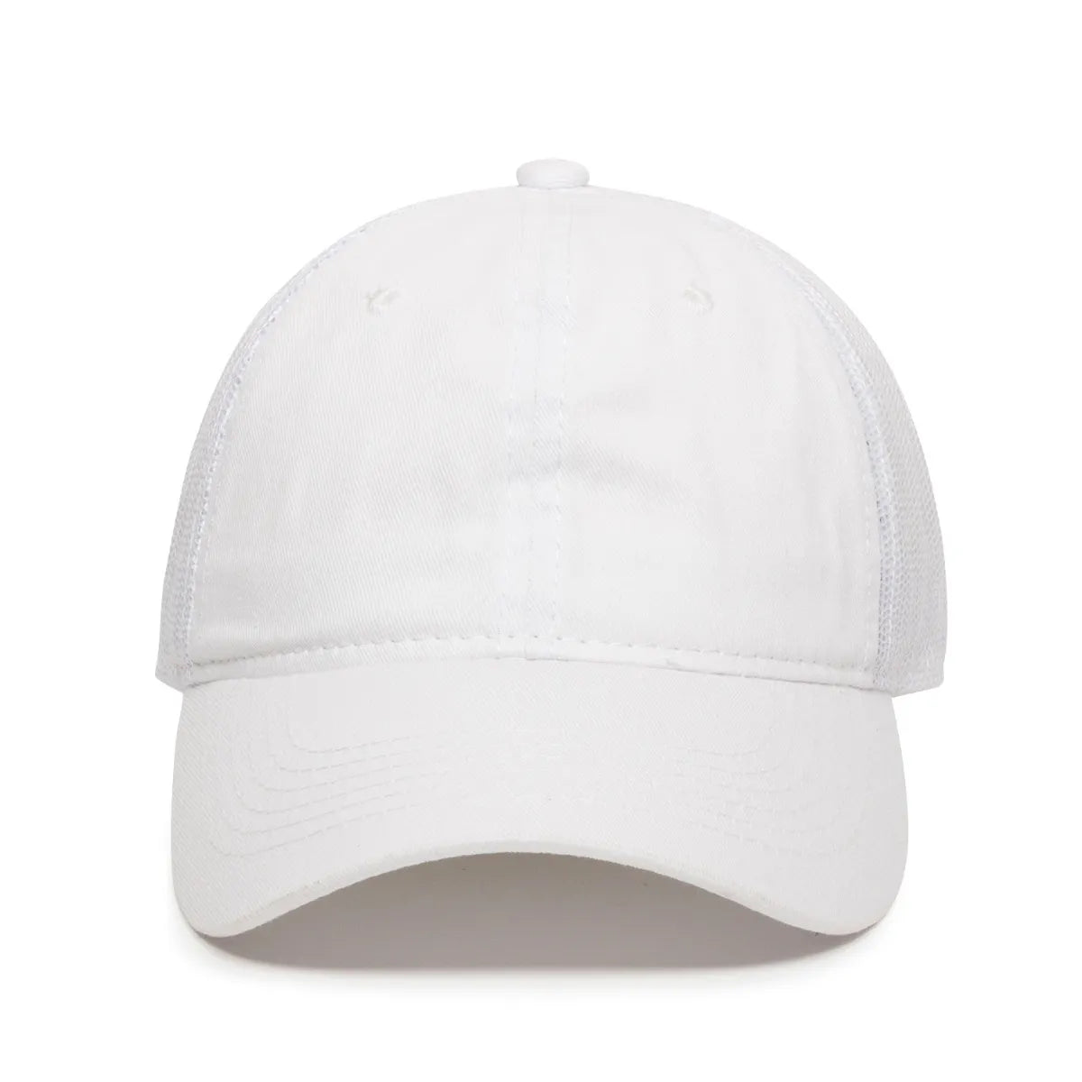 Outdoor Cap FWT-130 Garment Washed Unstructured Trucker Hat Unisex Accessories Hats & Caps