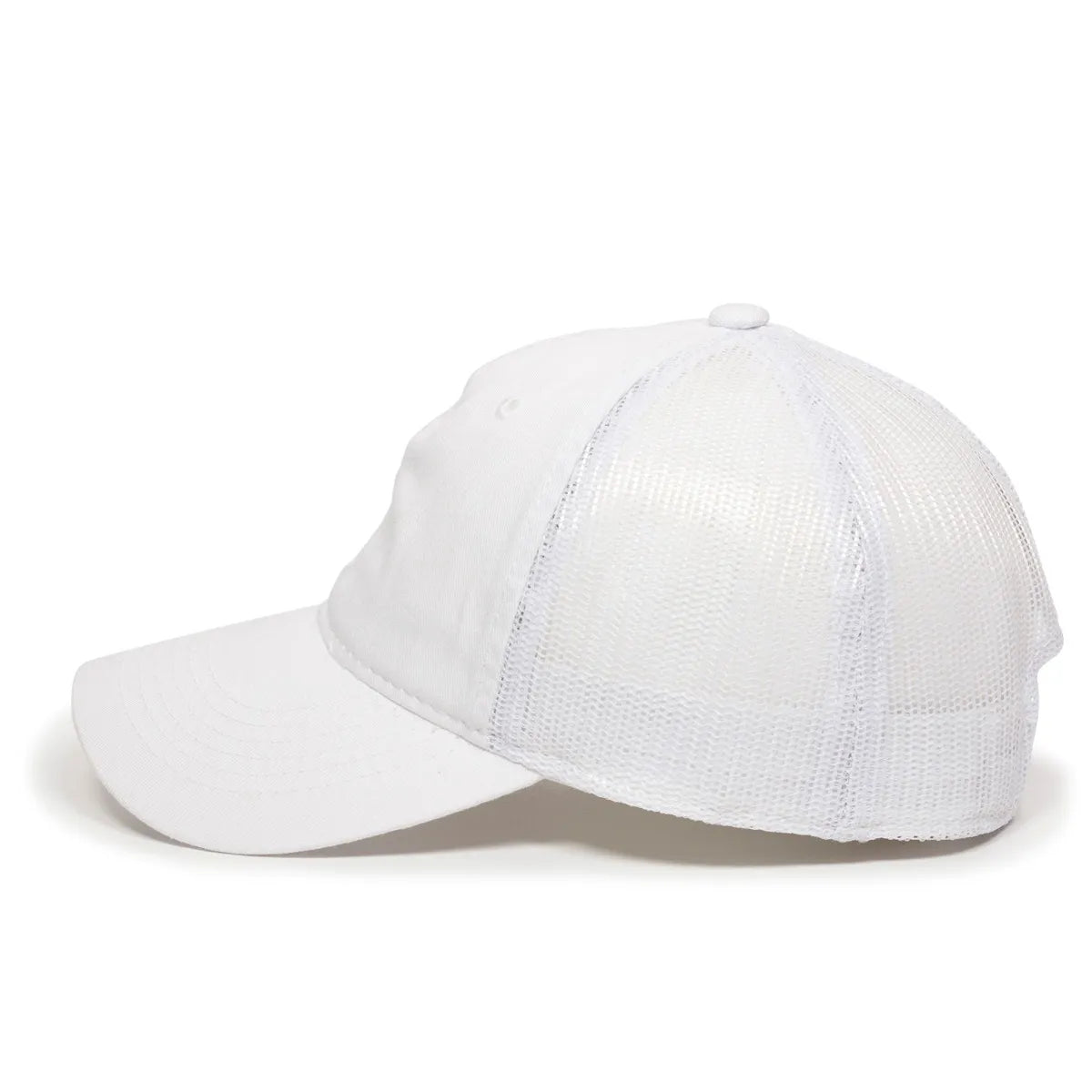 Outdoor Cap FWT-130 Garment Washed Unstructured Trucker Hat Unisex Accessories Hats & Caps