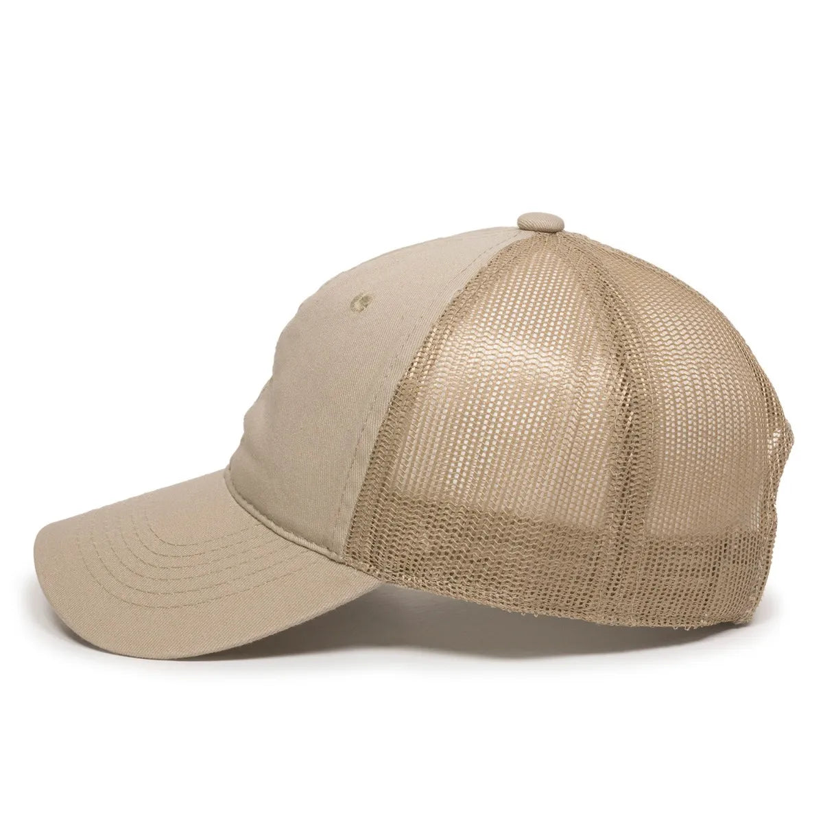 Outdoor Cap FWT-130 Garment Washed Unstructured Trucker Hat Unisex Accessories Hats & Caps