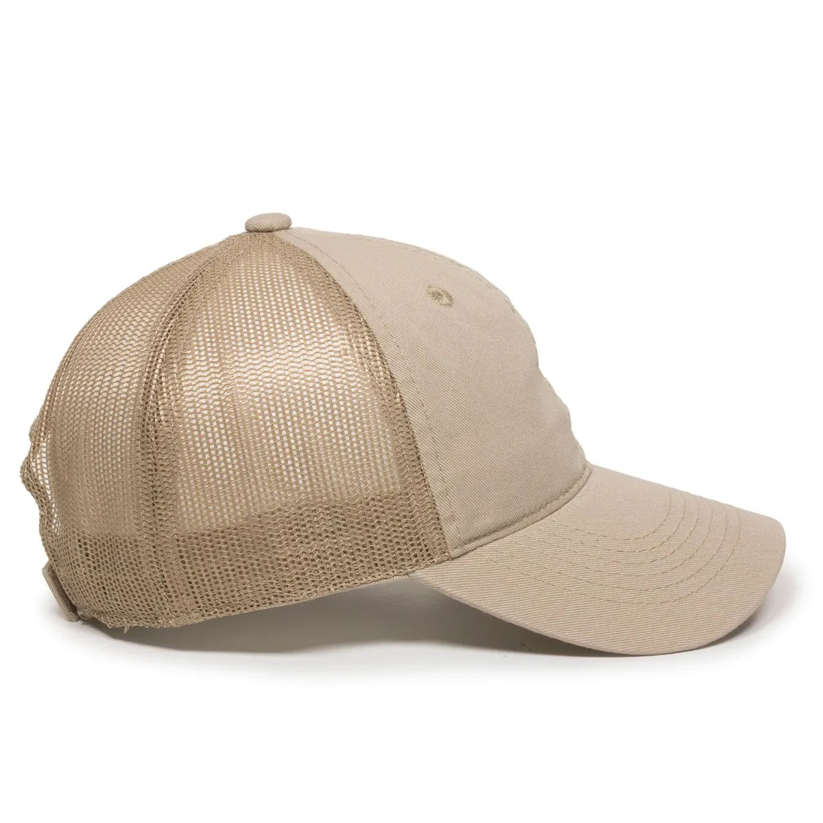 Outdoor Cap FWT-130 Garment Washed Unstructured Trucker Hat Unisex Accessories Hats & Caps