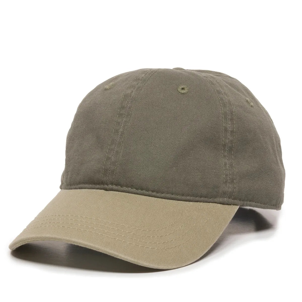 Outdoor Cap GWT-111 Garment Washed Dad-Cap Unstructured Solid Back Hat Unisex Accessories Hats & Caps