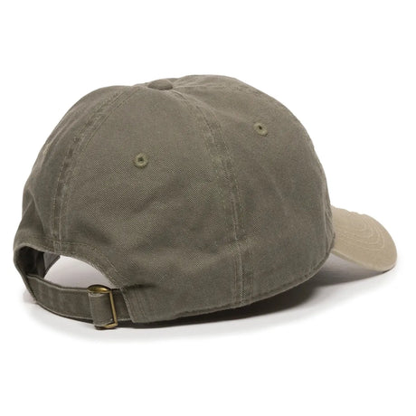 Outdoor Cap GWT-111 Garment Washed Dad-Cap Unstructured Solid Back Hat Unisex Accessories Hats & Caps