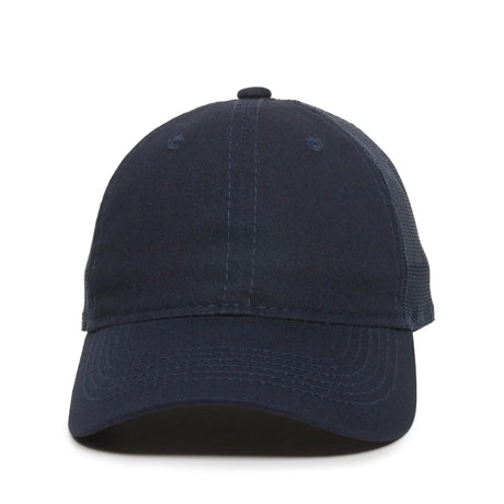 Outdoor Cap FWT-130 Garment Washed Unstructured Trucker Hat Unisex Accessories Hats & Caps