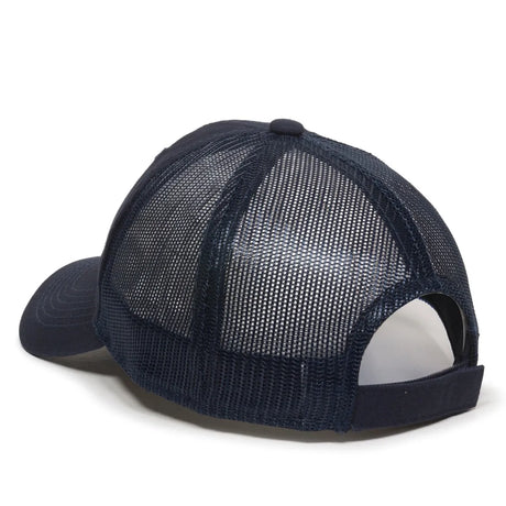 Outdoor Cap FWT-130 Garment Washed Unstructured Trucker Hat Unisex Accessories Hats & Caps